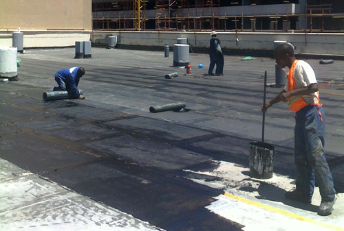 Rewaterproofing Parking Roof Deck